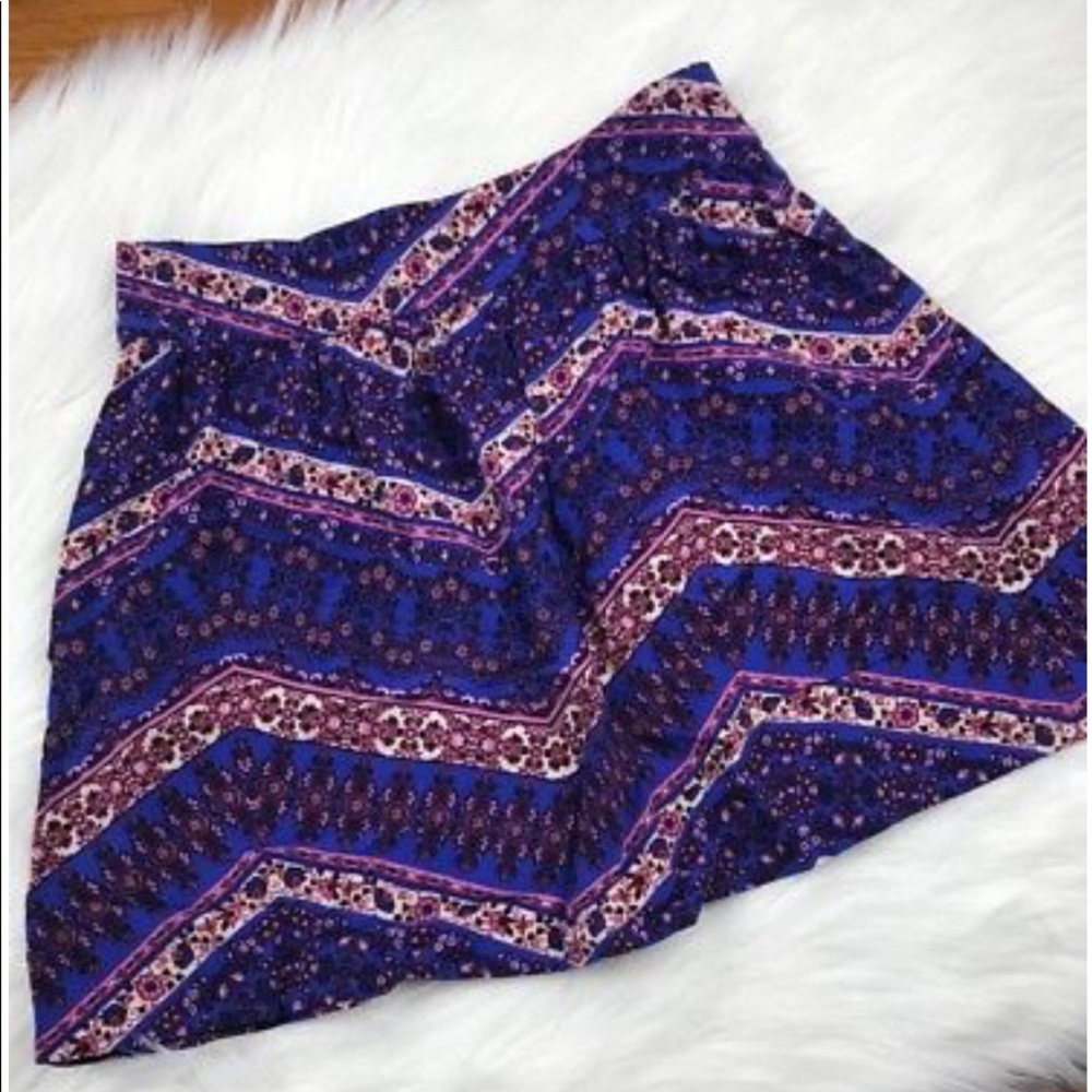Forever 21 Boho Aztec Pattern Skirt